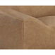 Paget Camel Leather Glider Lounge Chair